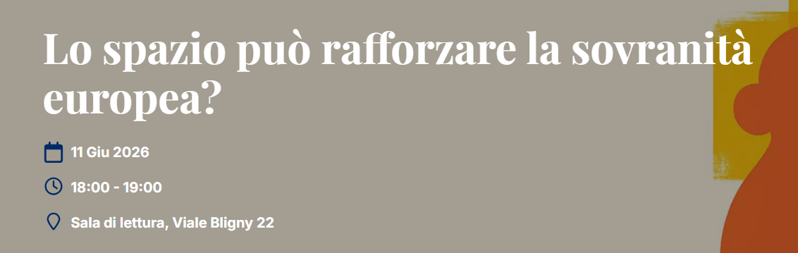  Lo spazio può rafforzare la sovranità europea?